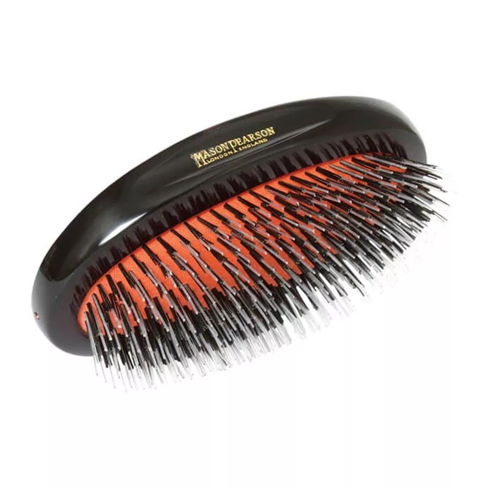 Mason Pearson Popular Military Dark Ruby Brush